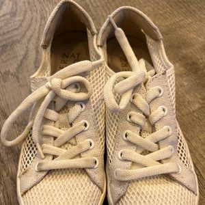 White slip on sneakers